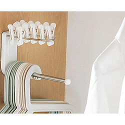 Support de cintre mural - Blanc