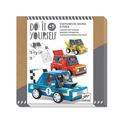 Djeco kit DIY 3 voitures de course