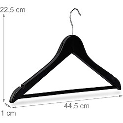 Helloshop26 lot de 30 cintres pantalon - Bois