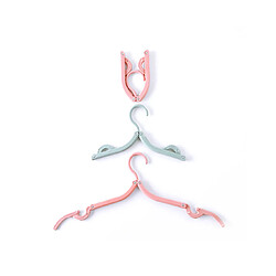 Cintres pliants de voyage - Rose