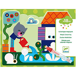 Djeco Coloriage magique à l’eau - Jardin