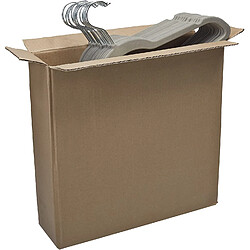 Lot de 50 cintres velours - Gris