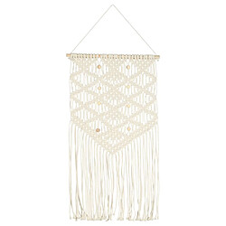 vidaXL Cintre mural en macramé