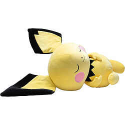 Jazwares Peluche Pokémon Pichu dormant - 45 cm pas cher