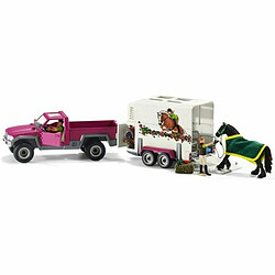 Schleich Véhicule jouet avec cheval - Multicolore