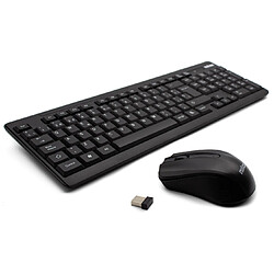 Nilox Pack clavier et souris sans fil - Noir