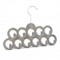 Cintre porte-ceintures en feutrine - Noir