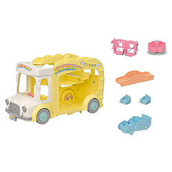 Sylvanian families Bus et cour de récréation - Jaune