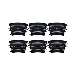 Carrera Rails courbés pour circuit - Noir