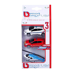 Bburago Pack hélico + véhicules