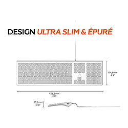 Mobility lab Design Touch - Blanc argenté pas cher