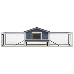 Avis Helloshop26 Clapier cage 303 x 60 x 86 cm Gris