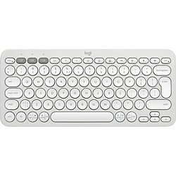 Logitech Pebble Keys 2 K380s Clavier portable sans fil - QWERTY US International - Bluetooth et USB - Design fin et moderne