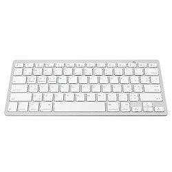 Avizar Clavier Bluetooth AZERTY - Blanc