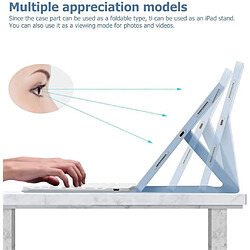 Redmiter Étui clavier Bluetooth tablette - Noir/gris