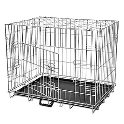 vidaXL Cage métallique pliable pour chiens M
