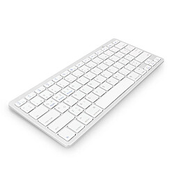 Avizar Clavier Bluetooth AZERTY - Blanc