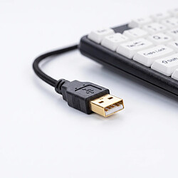 Acheter Geemarc Clavier filaire AZERTY - Blanc