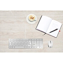 Cherry KC 6000 SLIM Clavier Argent