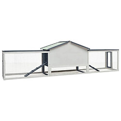 Acheter Helloshop26 Clapier cage 303 x 60 x 86 cm Gris