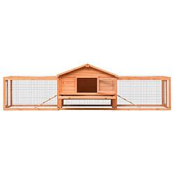 Helloshop26 Clapier pour Petits Animaux - 303x60x86 cm