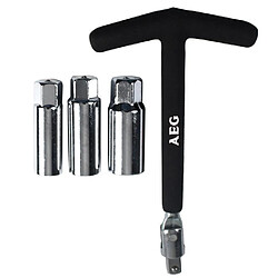 Aeg clé à bougie à cliquet - lot de 3