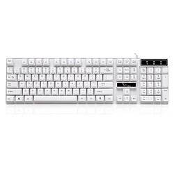 Wewoo Clavier QWERTY Blanc ZGB Q17