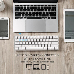 Acheter Chrono Clavier mécanique RK61 - 60% - Blanc