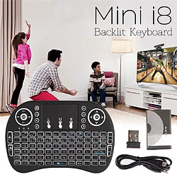 Avis Tech discount Mini i8 Clavier rétroéclairé - Noir