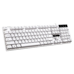 Wewoo Clavier QWERTY Blanc ZGB Q17
