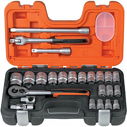 Bahco Coffret douilles à cliquet - 24 pièces