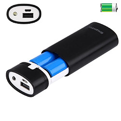Batterie Externe Mobile Rechargeable Diy Power Bank 2X18650 (Non Fournies) Noir YONIS