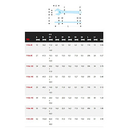 Facom 113AC Clé à molette chromée