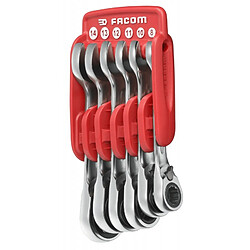 Facom Jeu de clés mixtes courtes - 6 pièces