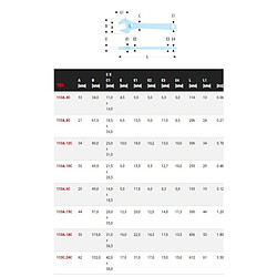 Facom Clé à molette 113AC - 44 mm