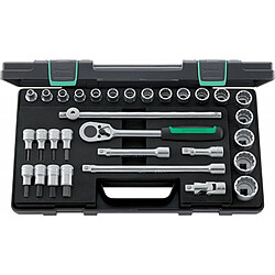 Coffret de douilles 1/2" 31 pièces