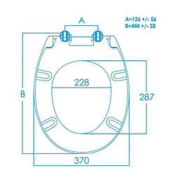 Garis Abattant WC Malte - Descente Assistée