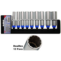 Oc-pro Jeu de douilles 12 pans 1/2 10-24 mm