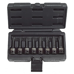 Ks tools jeu douilles longues à chocs Torx 1/2" - 8 pièces