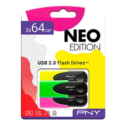 PNY Multicouleur - 64 GB
