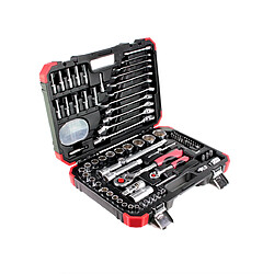 Gedore set clés à douilles et embouts - 92 pièces Set clés et douilles - embouts - acier - carré 1/4 - 92 pièces - 6 pans