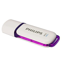 Philips FM64FD75B - 64 Go - Blanc