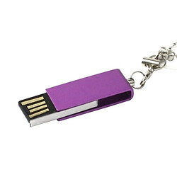 Wewoo Mini Clé USB Rotative - Violet - 4 Go