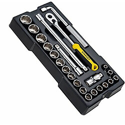 Stanley coffret clés à cliquet - 23 pièces