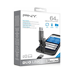 PNY Duo-Link On-the-Go 64Go pas cher