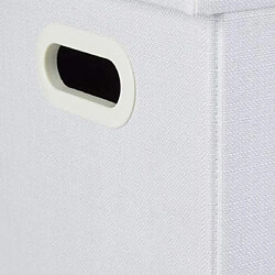 Helloshop26 Tabouret de Rangement - Blanc