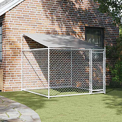 Avis vidaXL Cage pour Chien avec Toit et Porte 2x2x2 m