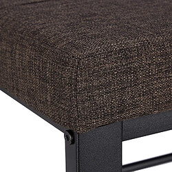 Helloshop26 Banc à chaussures - Marron