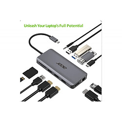 Avis Acer Hub USB-C 12 en 1 - Argent