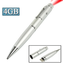 Wewoo Clé USB Laser Flash - 4 Go - Argent